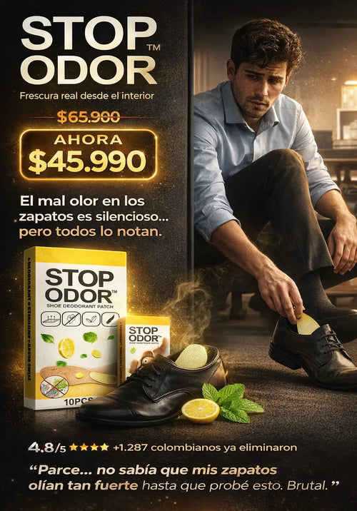 StopOdor – Frescura Extrema para tus Zapatos (x10)